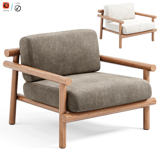 Ayana armchair by B&B Italia — Скачать