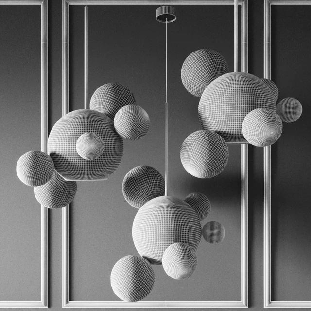Suspenting lamps giopato & coombes bolle bls 6 lamp — Descargar