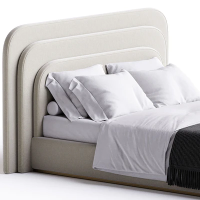 Art Deco Headboard Voyage Royal Bed Italy — Ver 3