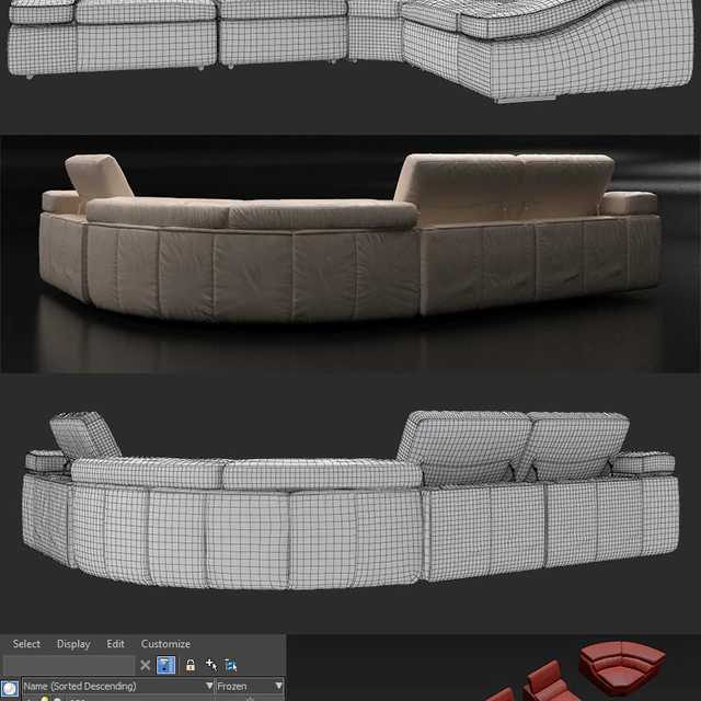 диван Natuzzi Wave — Скачать