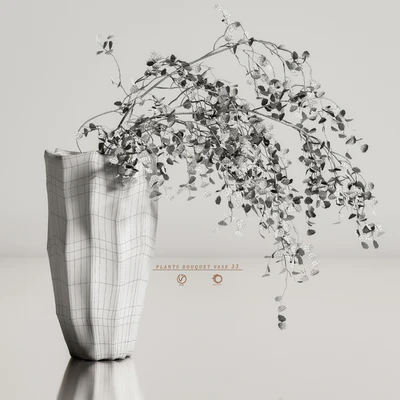 plants bouquet vase 33 — Ver 4