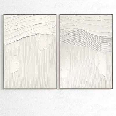 Plaster Two Photo Frame T-263 — Ver 3