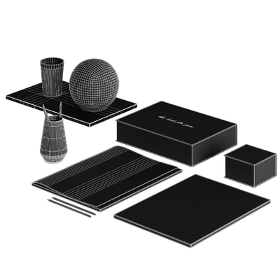 Decorative table set with lamp — Вид 3