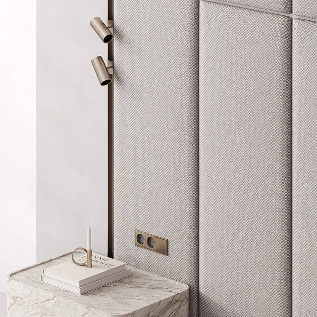 Bedroom headboard Warm Gray — Descargar
