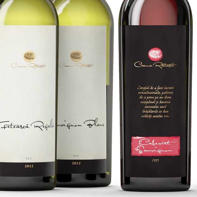WINE Red and White bottles — Descargar