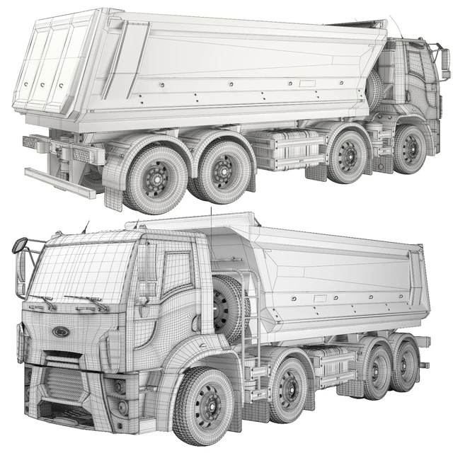 Ford Trucks 4142D DC dump truck — Descargar