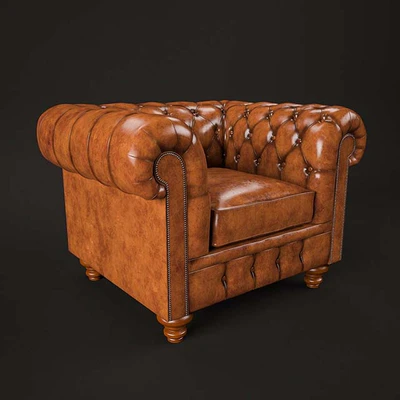 Cromwell Chesterfield Chair — Ver 1