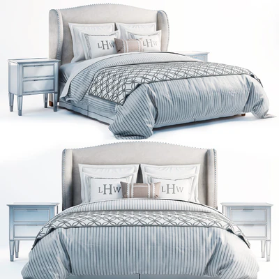 Wingback bed — Ver 1