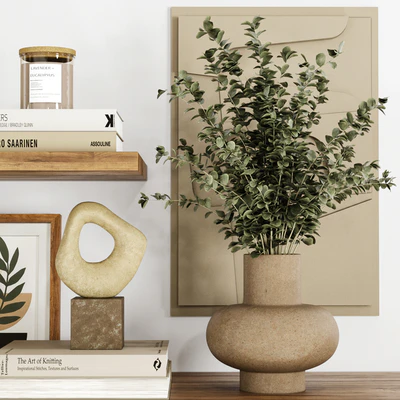 decorative set Vol015 (with eucalyptus) — Ver 3