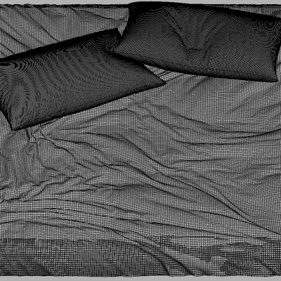 Bed linen with pillows — Ver 4