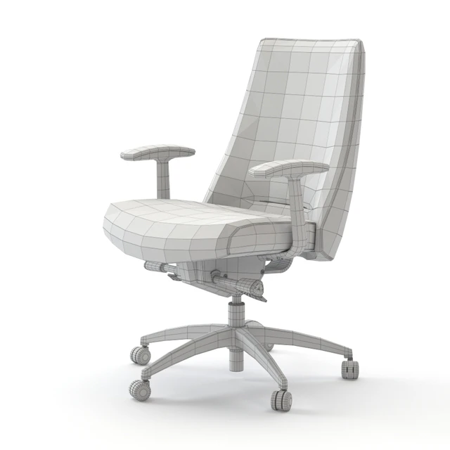 HBF Dove Mid Back Conference Chair — Скачать