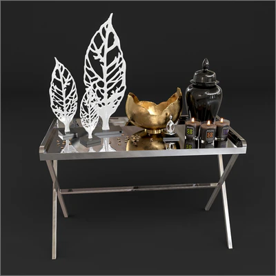 CONSOLE &amp; DECOR SET — Ver 1