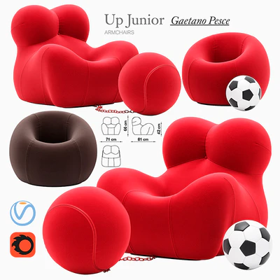 Up Junior armchair — Вид 1
