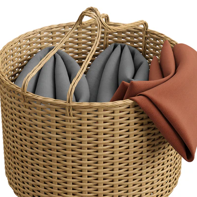 basket with blanket — Вид 2