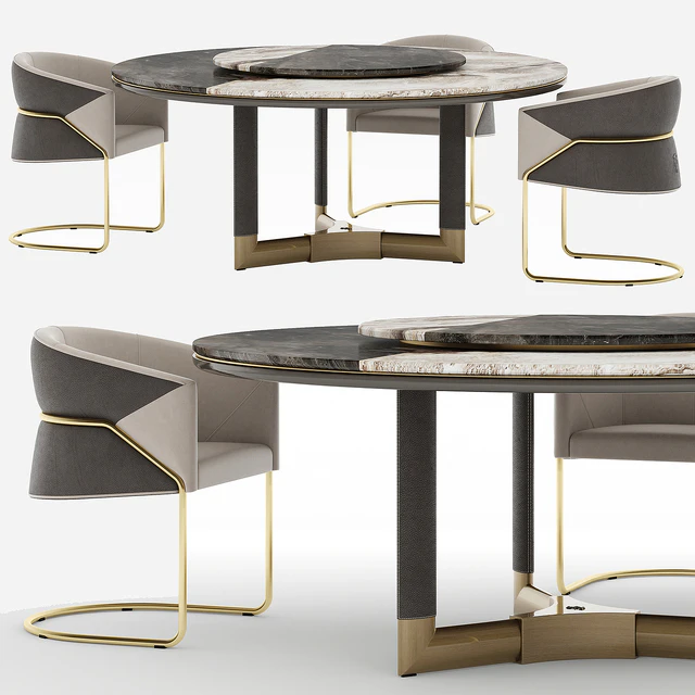 Visionnaire Morgan-Bonnie Starlight Dining Set — Скачать