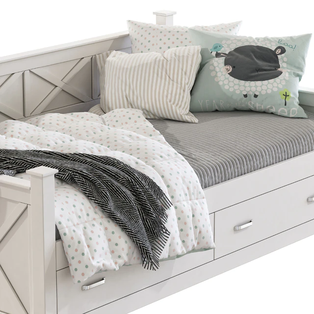 Кровать-диван  Pasadena Twin Solid Wood Daybed — Скачать