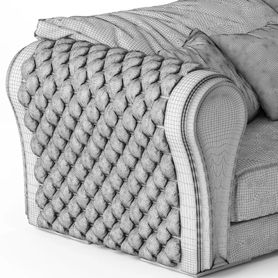 Taylor Llorente Furniture Luxury Leather Sofa  Woven Leather brown — Вид 3
