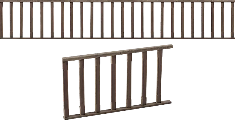 modular wooden railing 002 — Descargar