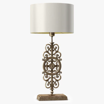 LuxDeco Prague Bronze Table Lamp — Ver 3