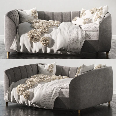RH VALENTINA VELVET FULL DAYBED — Вид 1