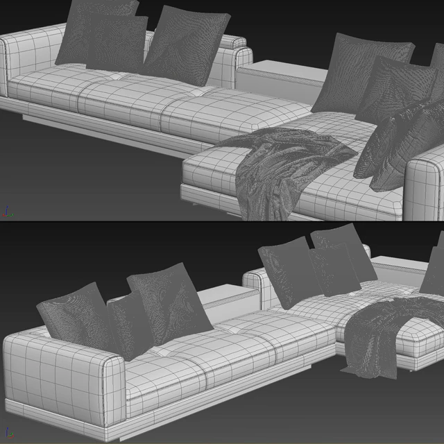 Minotti Connery Sofa — Descargar