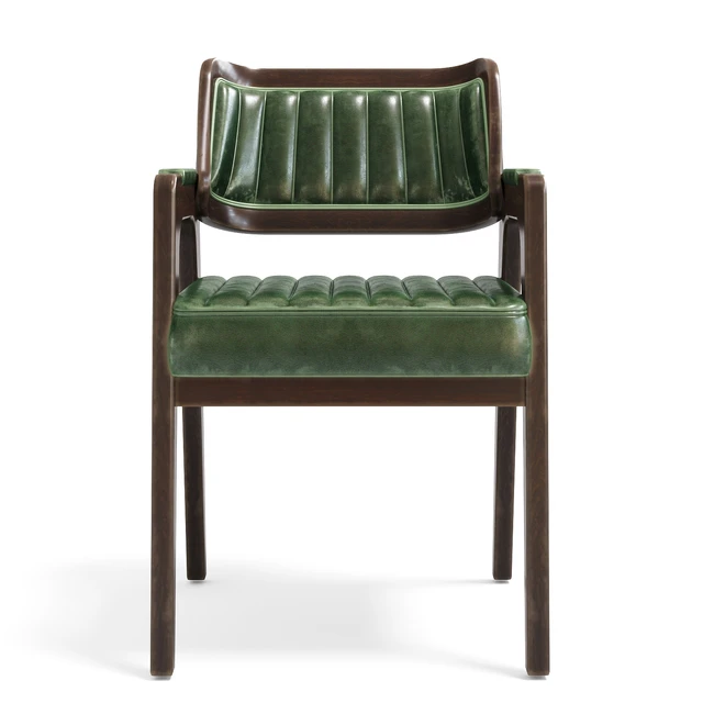 Aged chair Leta Notre Wicker with rattan back — Descargar