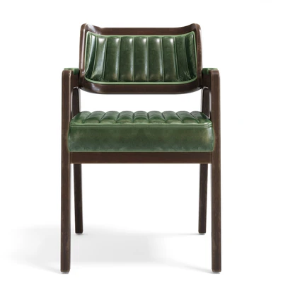 Aged chair Leta Notre Wicker with rattan back — Ver 4