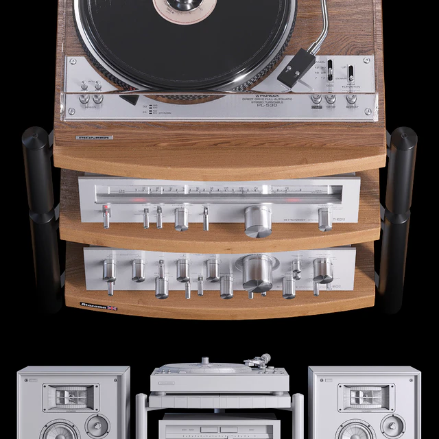 Vintage Pioneer Hi-Fi 70x — Descargar