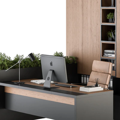 Office Furniture L Type wardrobe - Manager Set 32 — Вид 4