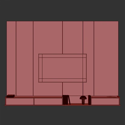 TV wall 006 — Ver 6