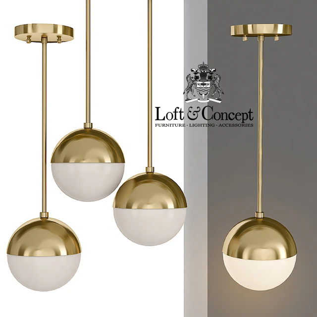 Suspension light Copper Light Pendant Orb — Descargar