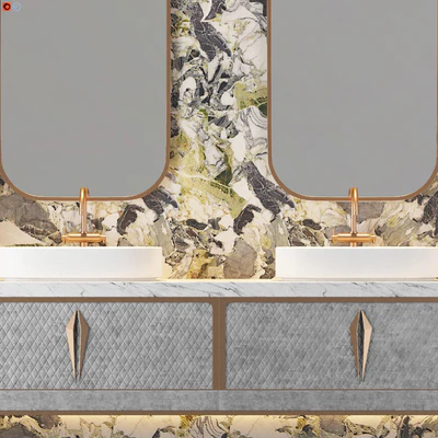 Nero Antico Bathroom — Ver 3