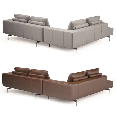 BoConcept Amsterdam corner sofa with lounging unit — Ver 5