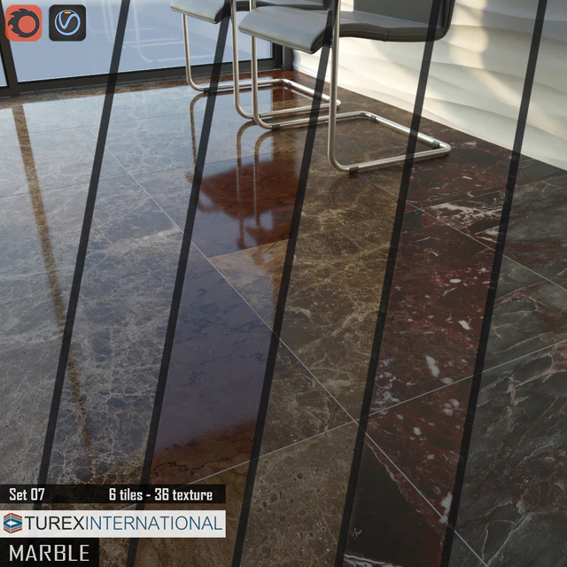 TUREX INTERNATIONAL Marble Tiles Set 07 — Скачать
