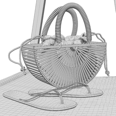 Set of swimwear and beach accessories for the store — Ver 5