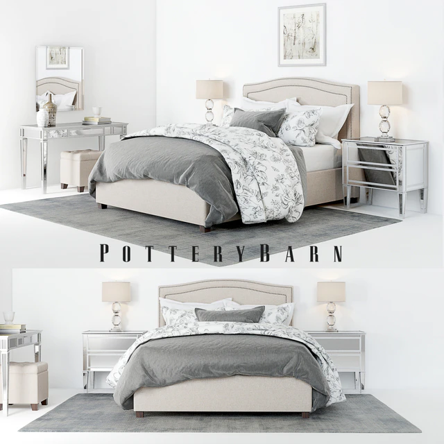 Pottery Barn Tamsen Bed set 01 — Descargar