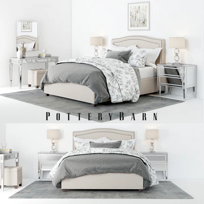 Pottery Barn Tamsen Bed set 01 — Ver 1