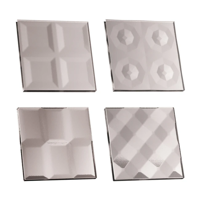 Fluted glass Set 04 — Descargar