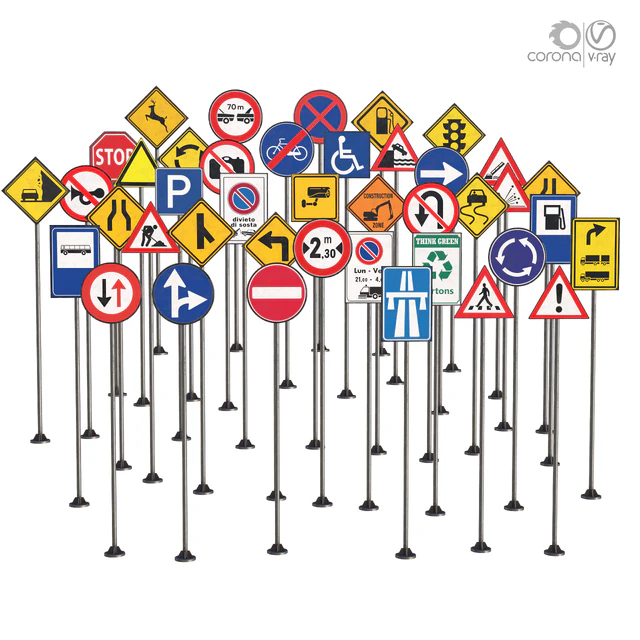 Street sign-set 01 — Descargar