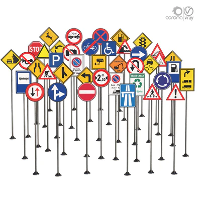 Street sign-set 01 — Ver 6