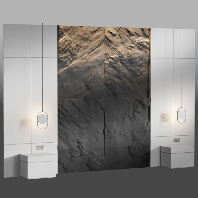 Rock Headboard 04 | Изголовье кровати — Скачать