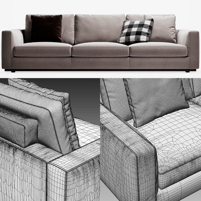 Minotti Andersen Line Sofa — Скачать