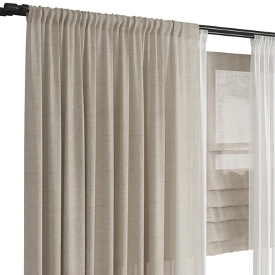 Curtain 50/ Шторы лен — Вид 3