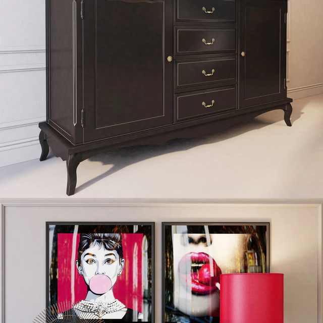 Chest of leontin Black 4/2. Whatnot — Descargar