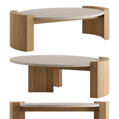 JIA OVAL Coffee Table by Atelier De Troupe — Ver 2