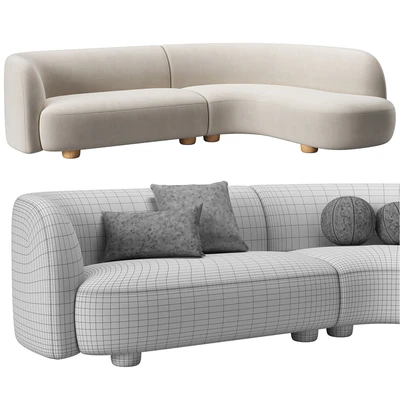 Sofa Laurent 2-Piece by West Elm — Ver 2