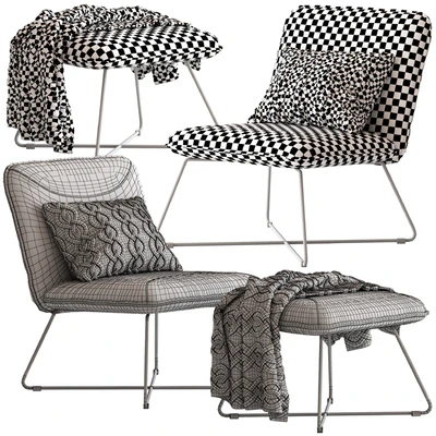 Yolanda Lounge Chair and Ottoman — Вид 3