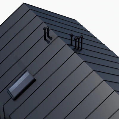 Barnhouse with carport — Ver 3