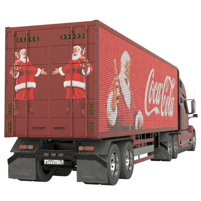 Volvo VNL Vinyl 760 Santa Tractor Truck — Вид 4