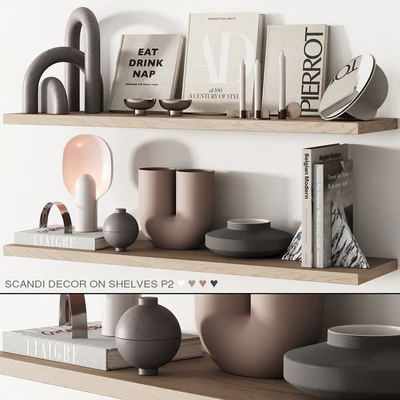 217 decor on shelves 02 neutral scandi accessories 00 — Вид 1